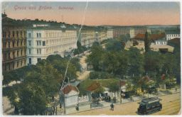 Brno Koliště tramvajka velký lom 1921
