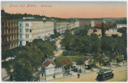 Brno Koliště tramvajka 1921