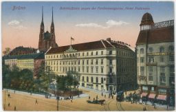 Brno Hotel Padowetz fotograf Strauss 1916