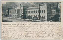 Karlovy Vary Karlsbad Kurhaus 1898