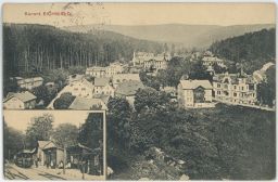 Kurort Eichwald Dubí Teplice tramvaj 1916