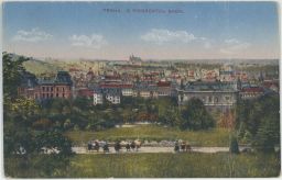 Praha panorama Riegrovy sady VKKV 1912