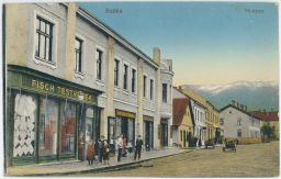 Vrútky Ruttka Hlavná ulica Fisch Testvérek 1915