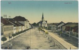 Spišská Nová Ves Igló náměstí povozy 1921