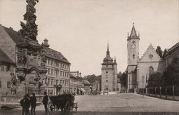 Teplice, Zámecké náměstí, 1894, kabinetka