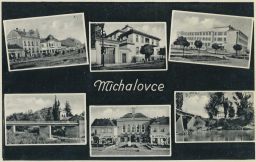 Michalovce banka nemocnica lékáreň Slovenka 30. léta