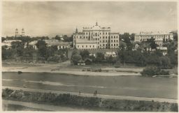 Užhorod nábřeží širokoúhlý pohled 30. léta