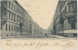 Plzeň Pilsen Plachygasse 1905