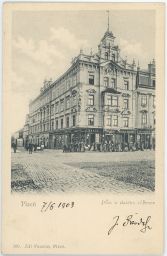 Plzeň Dům u zaltého růžence Khusz Soukup Svoboda 1903