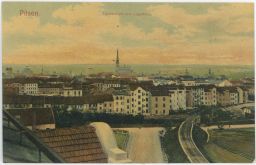 Železnice Plzeň Pilsen celkový pohled