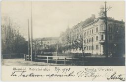 Olomouc Nábřežní ulice most 1903