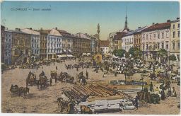 Olomouc Dolní náměstí trhy 1915