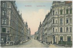 Olomouc Laudonova třída Mayer rozvoz piva Café 1909