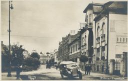 Žilina Frambor auto Ladislav Zlattner dvoukolák 1929
