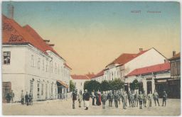 Chust Huszt vojáci armáda náměstí 1921