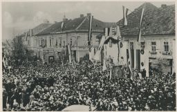 Nové Zámky na památku osvobození 8.11.1938 / A felvidék felszabadulásának emlékére