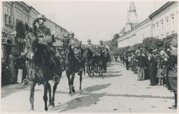 Sighetu Marmației Maramarossziget armáda defilé v ulicích 5.9.1941