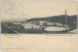 Textilka Benedict Schroll's Sohn Braunau-Ölberg Broumov-Olivětín Náchod 1905
