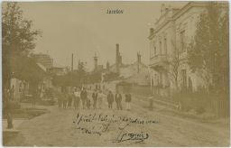 Jarošov pivovar ulice Uherské Hradiště 1909