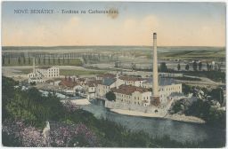 Benátky nad Jizerou Mladá Boleslav továrna na carborundum 1915