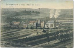 Oslavany elektrárna a šachta Kukla Elektrizitätswerk u. Kukla Schacht 1913