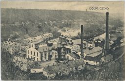 Dolní Cetno Niměřice Mladá Boleslav továrna atelier Rezek nakl. Hlaváčová 1922