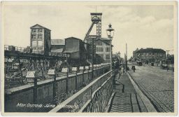 Ostrava Šalamounova jáma tramvaj plynové lampy Sismo 1918