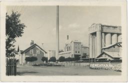 Ladce Ilava železnice nádraží cementarňa 30. léta