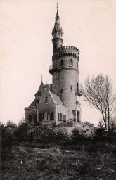 Karlovy Vary, Stephanie Warte - Štěpánčina rozhledna, 1890, kabinetka