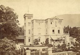 Teplice, nespecifikovaná vila, kolem 1883, kabinetka