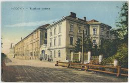 Hodonín tabačka tabák tabáková továrna 1917