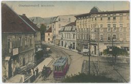 Litvínov Oberleutensdorf hotel tramvaj 1920