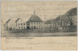 Podbořany Podersam náměstí 1902