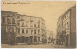 Broumov Braunau Gasthaus W. Zinke Náchod 1921