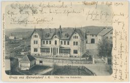 Jindřichov Heinersdorf Karlovy Vary vila Max von Heintschel 1904