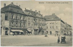 Chomutov Komotau Hotel Reiter Adler Eduard Riedel 1918