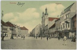 Chomutov Komotau náměstí 1907
