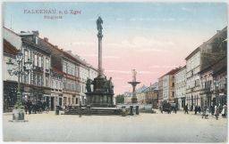 Sokolov Falknov nad Ohří Falkenau náměstí