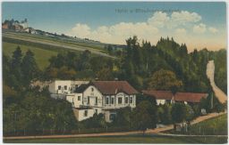 Sloup Blansko hotel Břoušek 1917