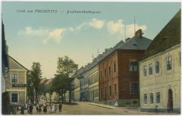 Přísečnice Pressnitz Chomutov hlavní ulice c.k.