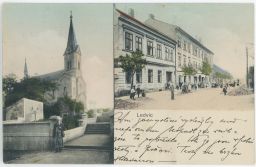 Ledvice Ladowitz Teplice poustevník ulice 1913