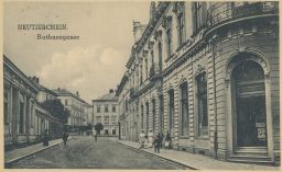 Nový Jičín Neutitschein Rathausgasse 1923