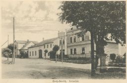 Velké Heraltice Opava náves 1924