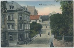 Aš Asch Cheb Nádražní ulice reklama Maggi 1919