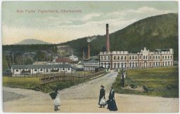 Horní Kamenice Oberkamnitz Děčín papírny 1904