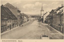 Ostrov Schlackenwerth Karlovy Vary náměstí