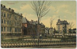 Opava Troppau park Jahnplatz 1914