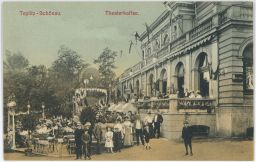 Teplice Teplitz divadelní restaurace a kavárna 1907