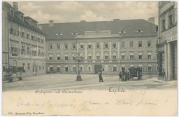 Teplice Teplitz Lázeňské náměstí zámek 1903
