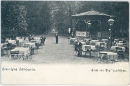 Teplice Teplitz Zahradní restaurace koncertní altán
